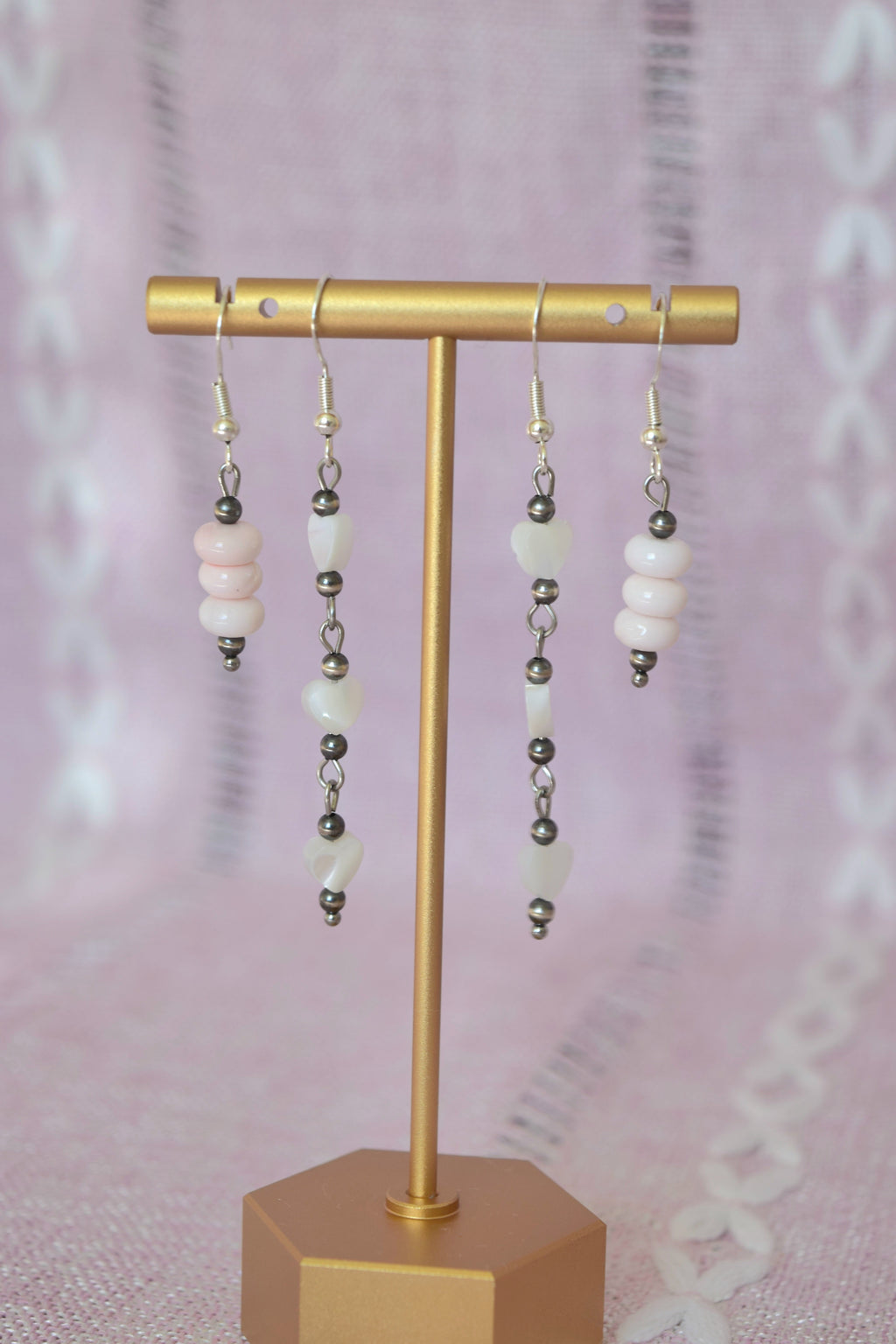 Falling for You Dangles in Silver