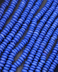 Blue African Saucer Beads- Essential Beads for Unique Jewelry Making and Artistry