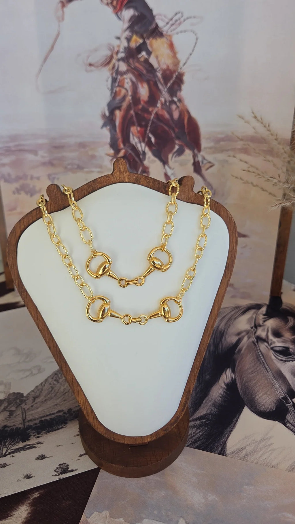 Twisted Bit Necklace