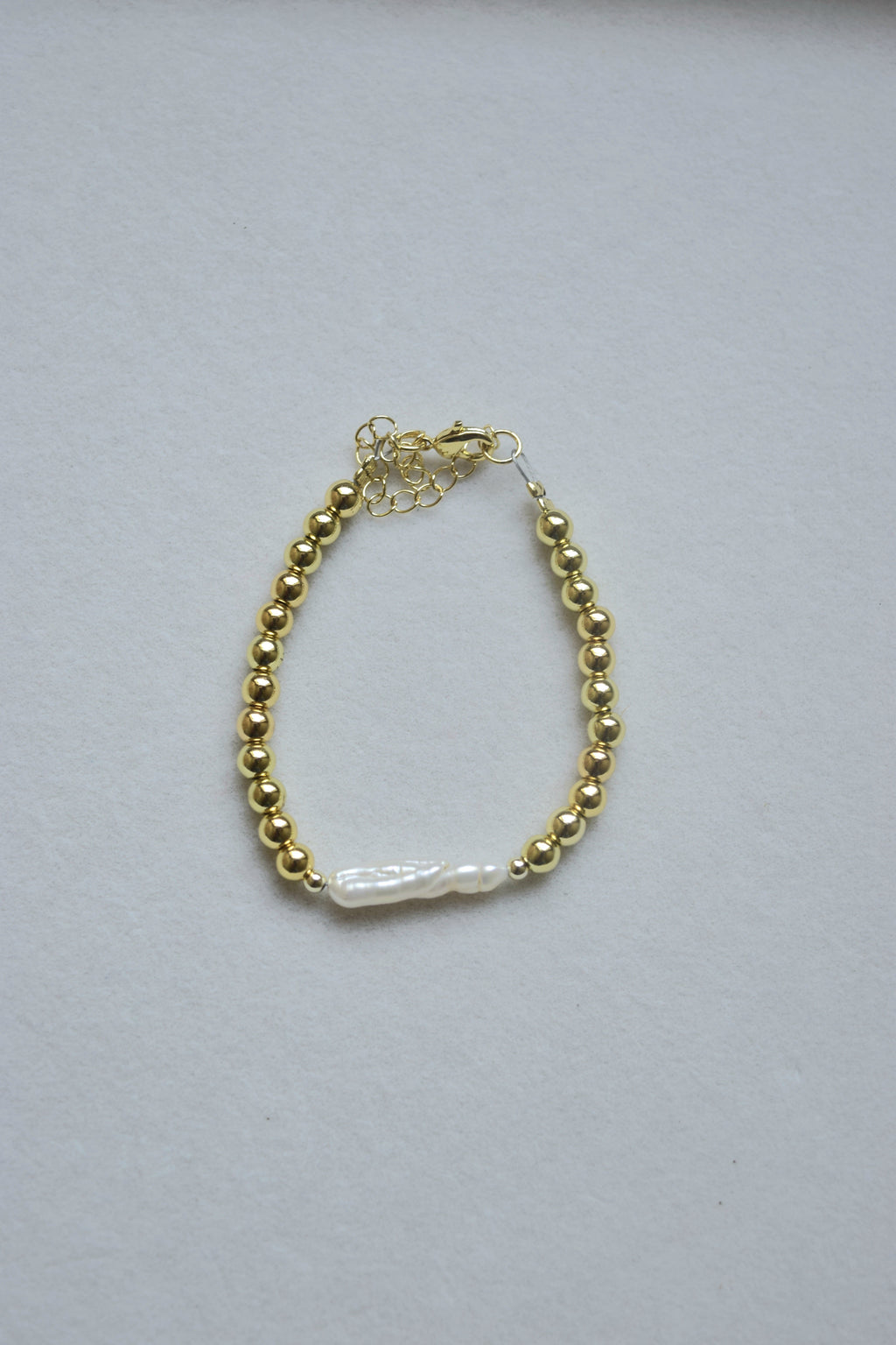 White Sands- Fresh Water Pearl and Gold Filled Bracelet
