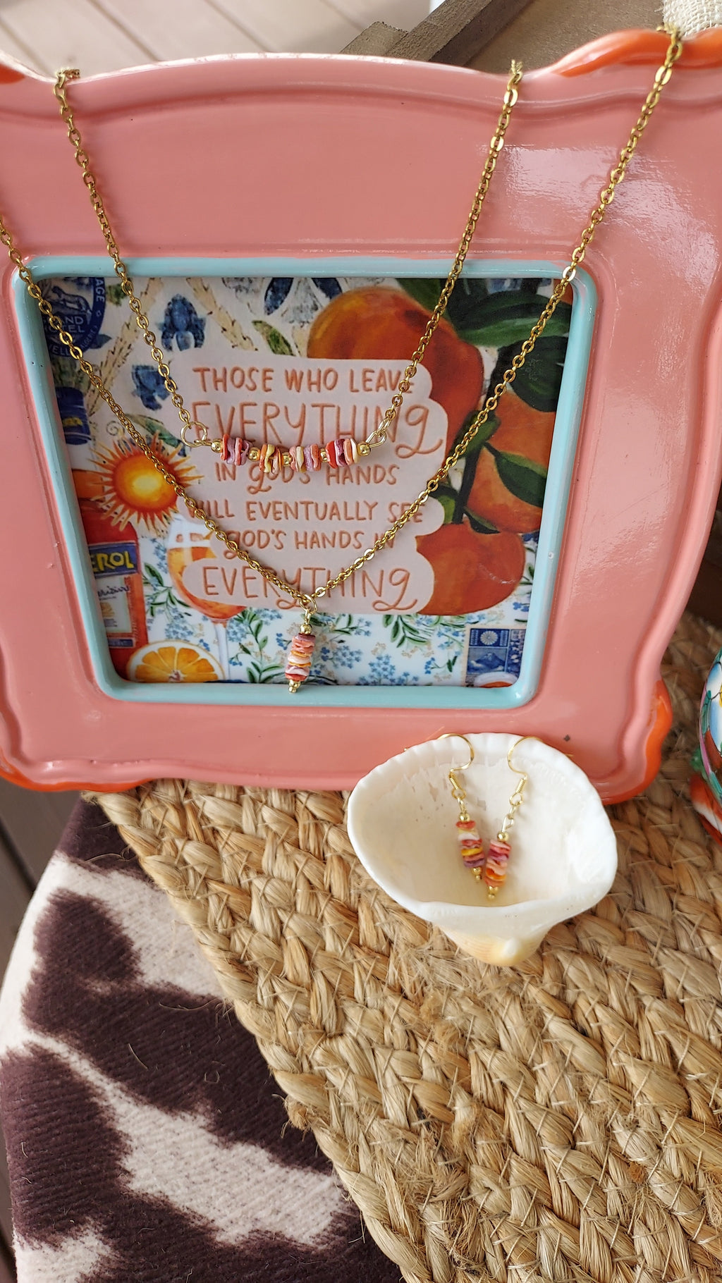 Golden il Lido bar necklace