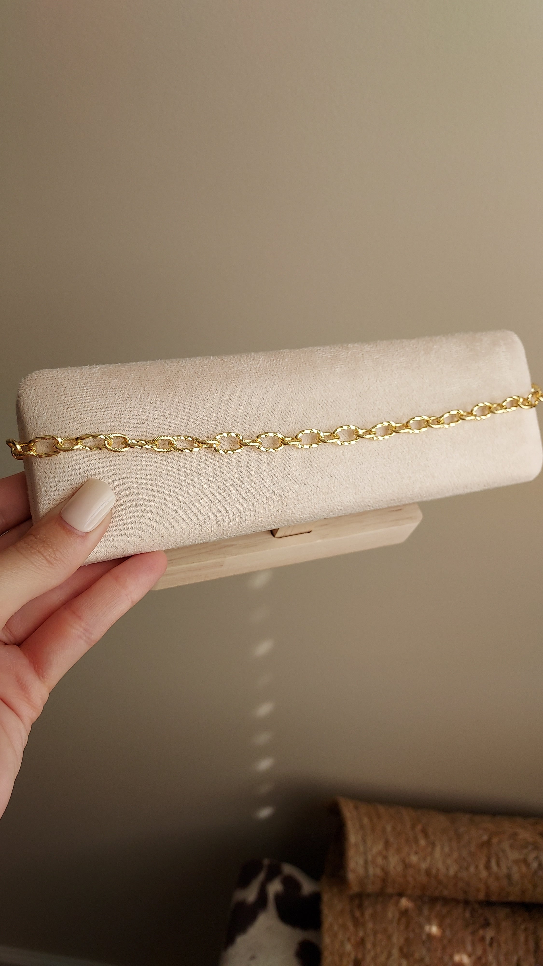 Golden ropes chain necklace