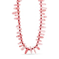 Rose Quartz Spike Necklace