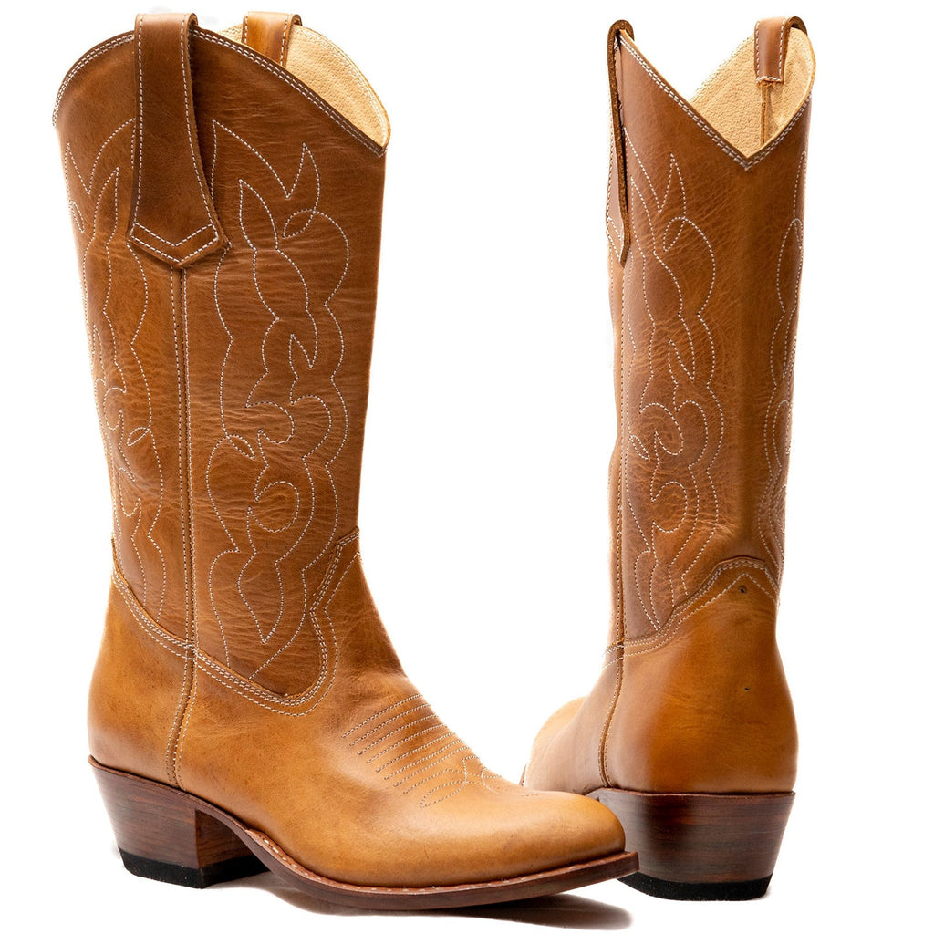 Custom Round Toe Cowgirl Boots