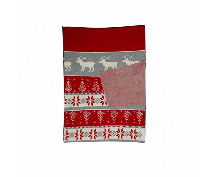 Reindeer In A Row Throw