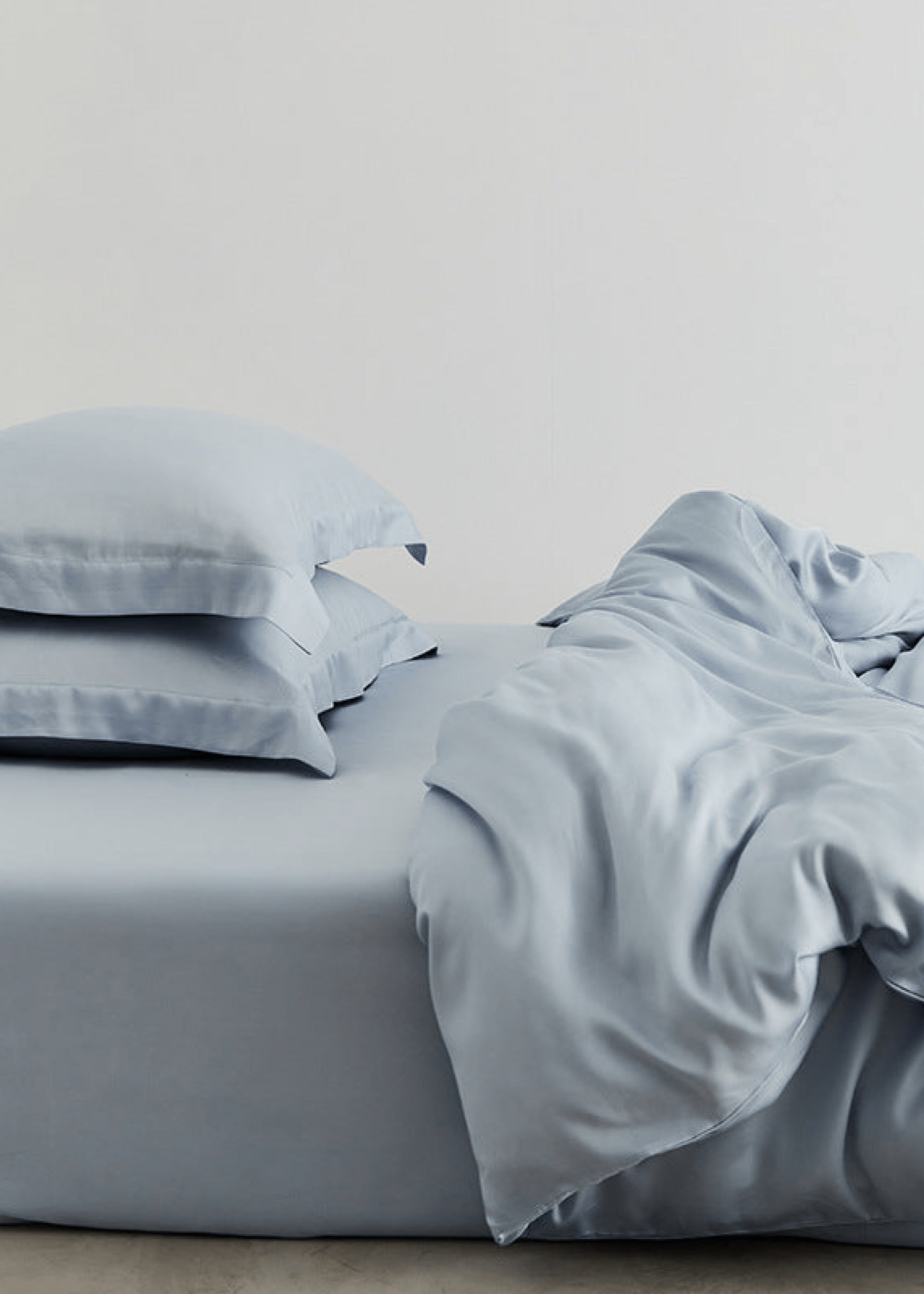 Silky Solid Tencel Bedding Set / Pink