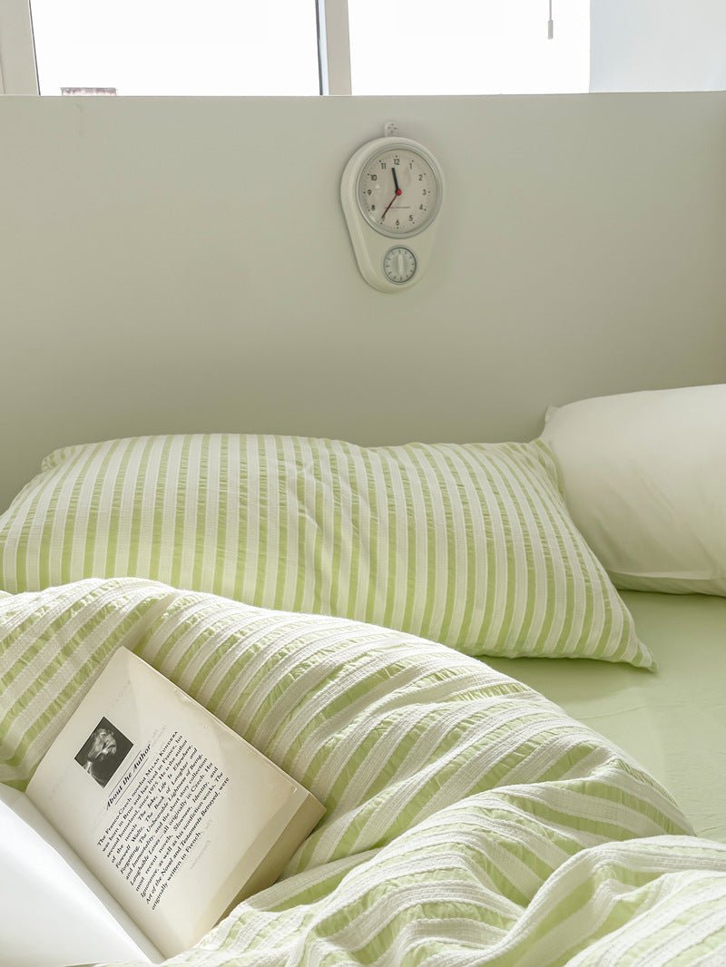 Soft Jacquard Bedding Set / Yellow