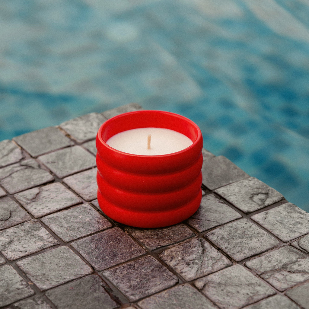 Ceramic Candle & Wick Trimmer Set