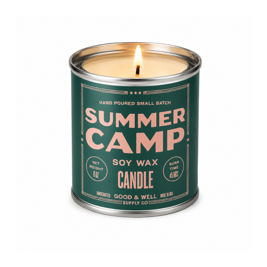 Summer Camp Happy Place Candle