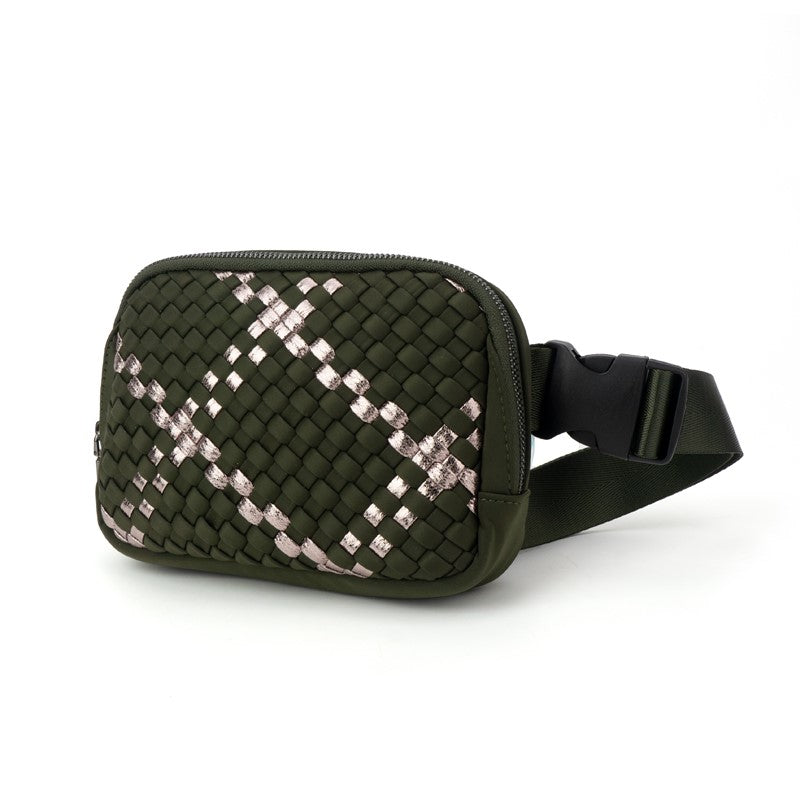 The Ella | Woven Neoprene Belt Bag