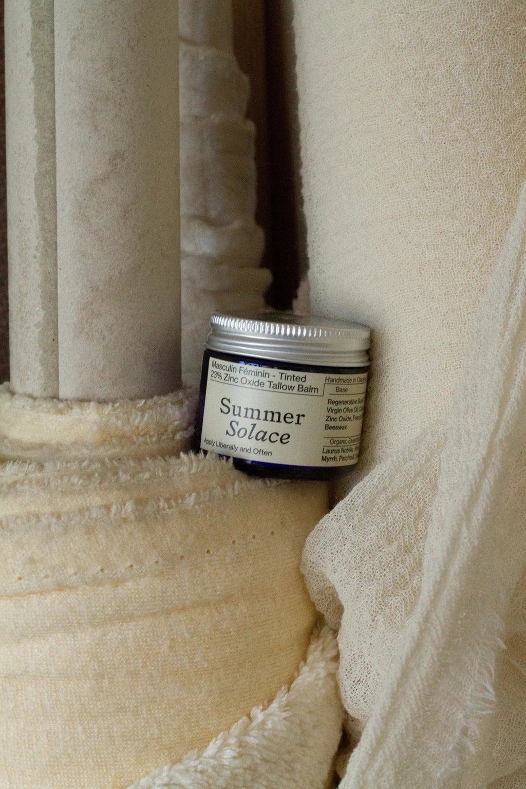 23% Non-Nano Zinc Tinted Tallow Balm | Deodorant Benefits | Scented