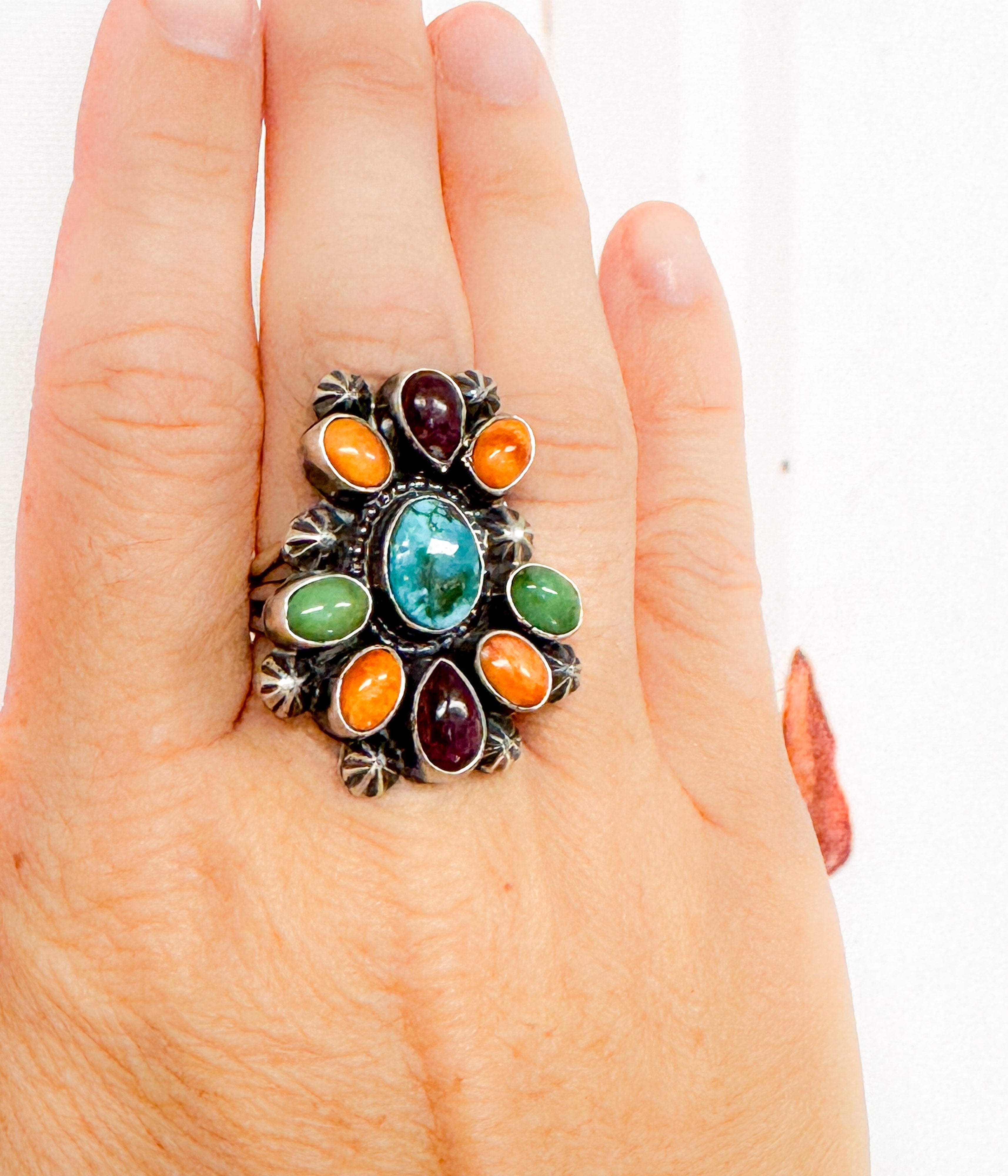 Santa Barbara Multi Stone Ring