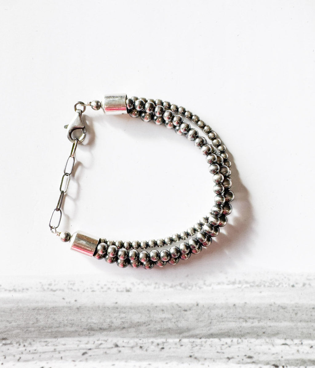 3 Strand Navajo Pearl Bracelet