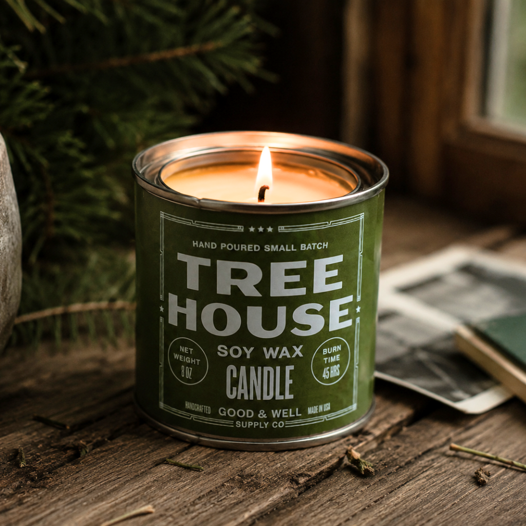 Tree House Happy Place Candle