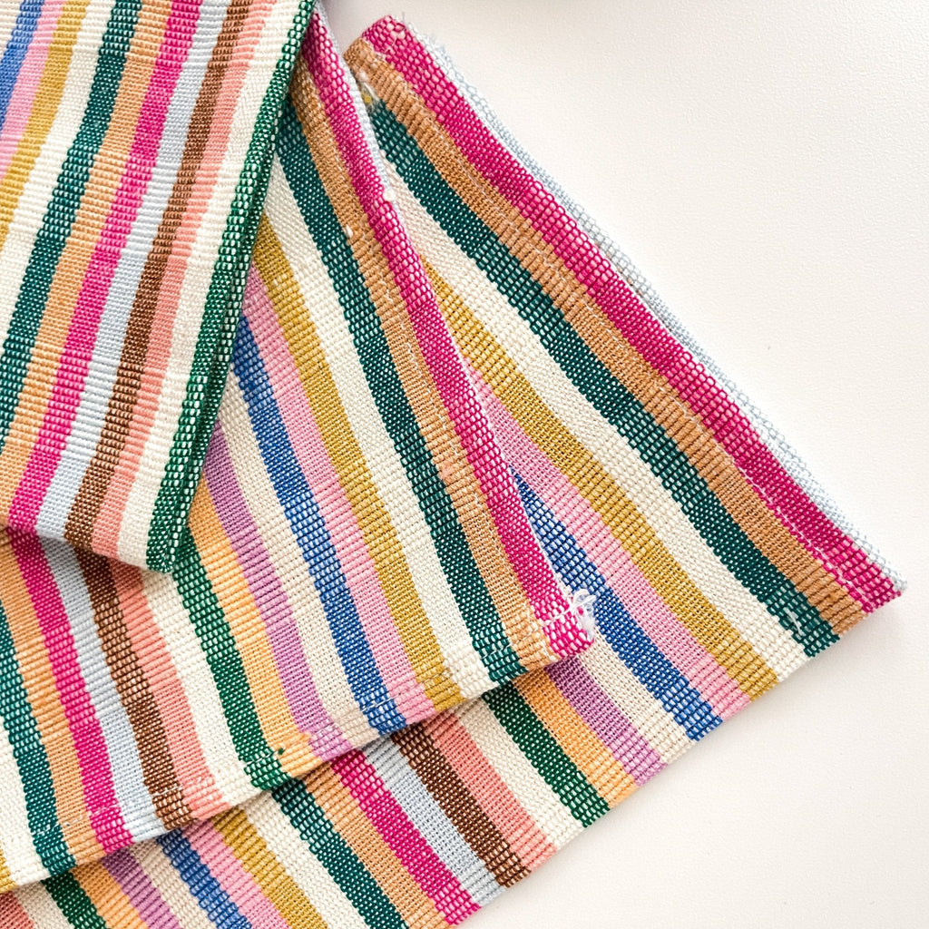 Valentina Rainbow Cocktail Napkin, Set of 4