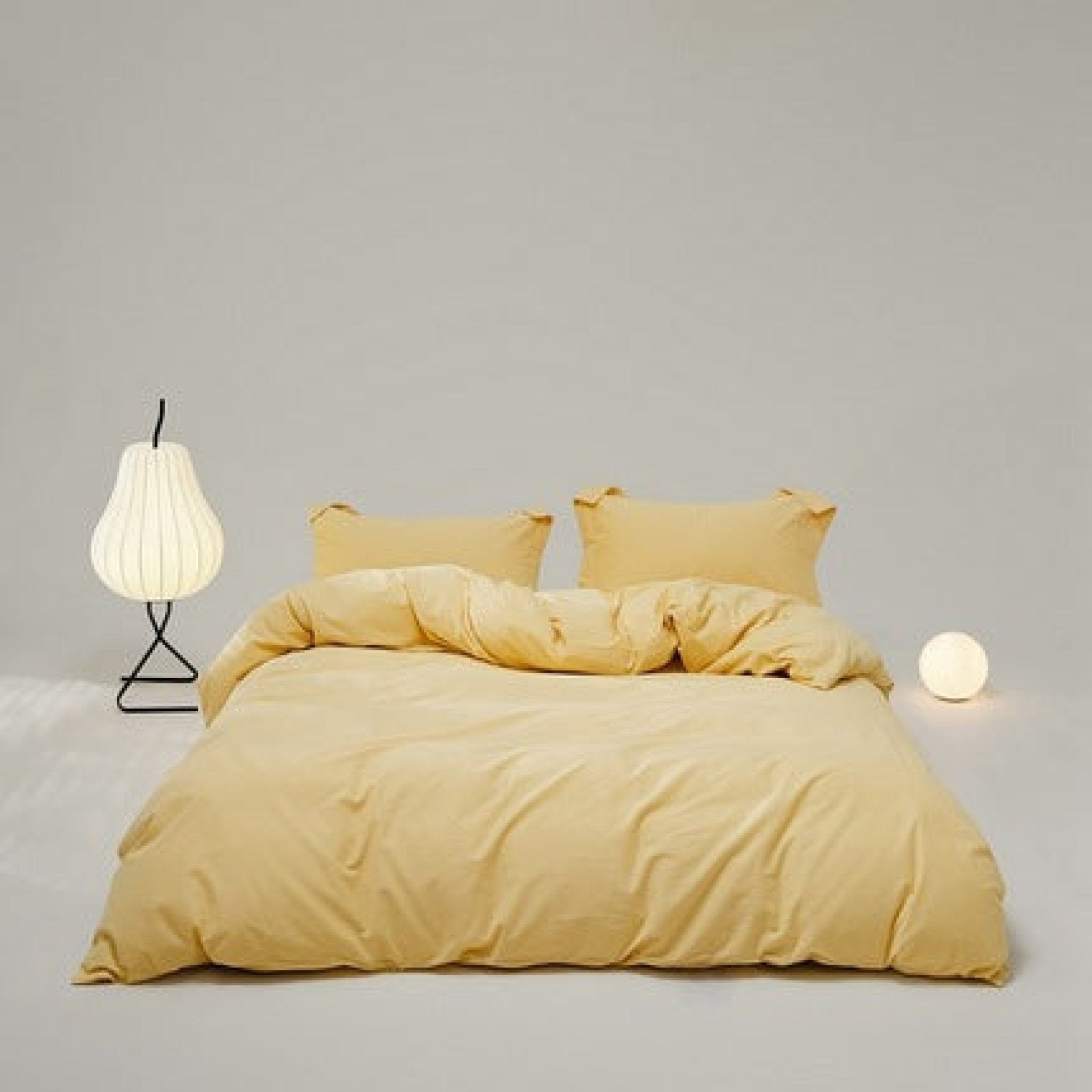 Velvære Luxe Solid Color Cotton Bedding Set / Teal