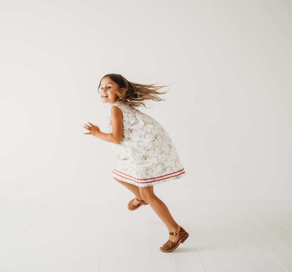 Victorian Rosebud Dress | Handcrafted Cotton Tea Dress