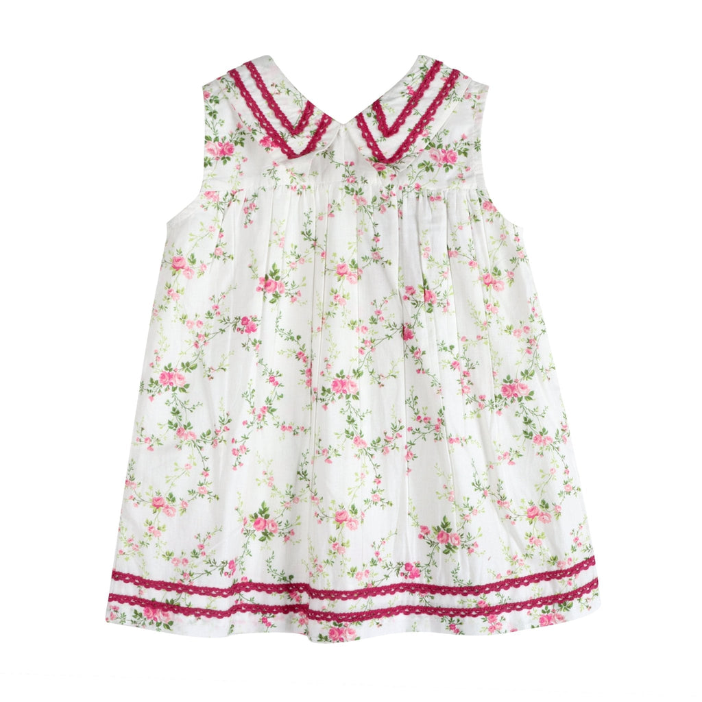 Victorian Rosebud Dress | Handcrafted Cotton Tea Dress