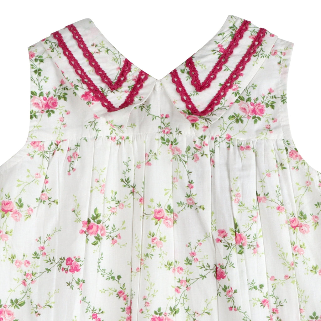 Victorian Rosebud Dress | Handcrafted Cotton Tea Dress