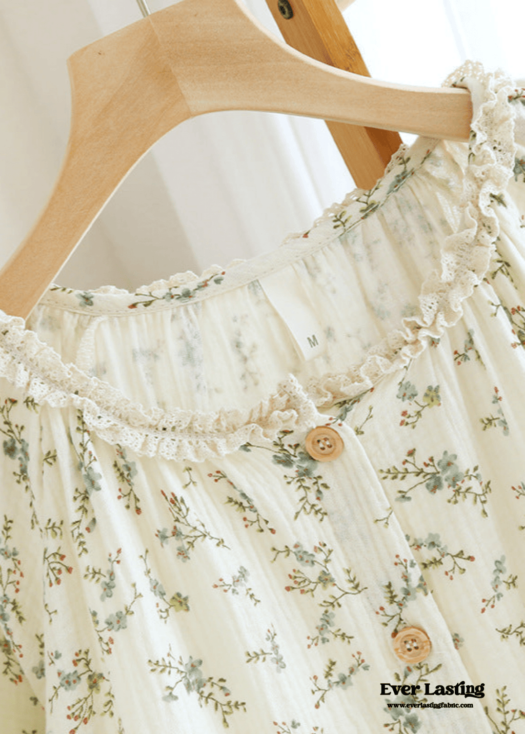 Vintage Floral Tank Cardigan and Long Pants Pajama Set / Yellow
