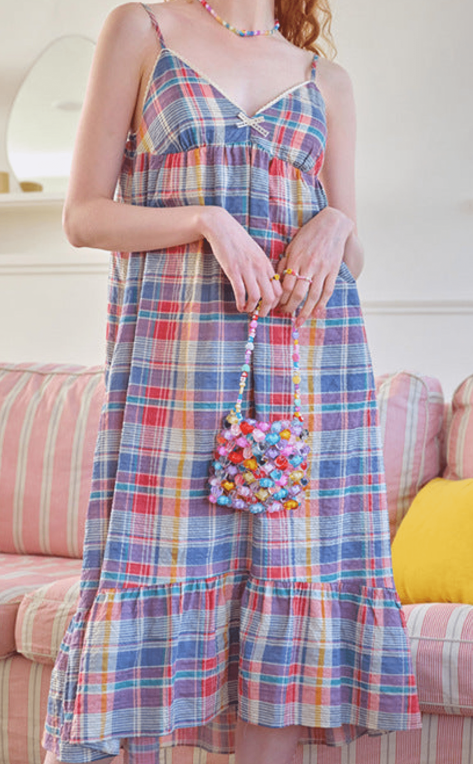 Vintage Inspired Plaid Pajama Dress