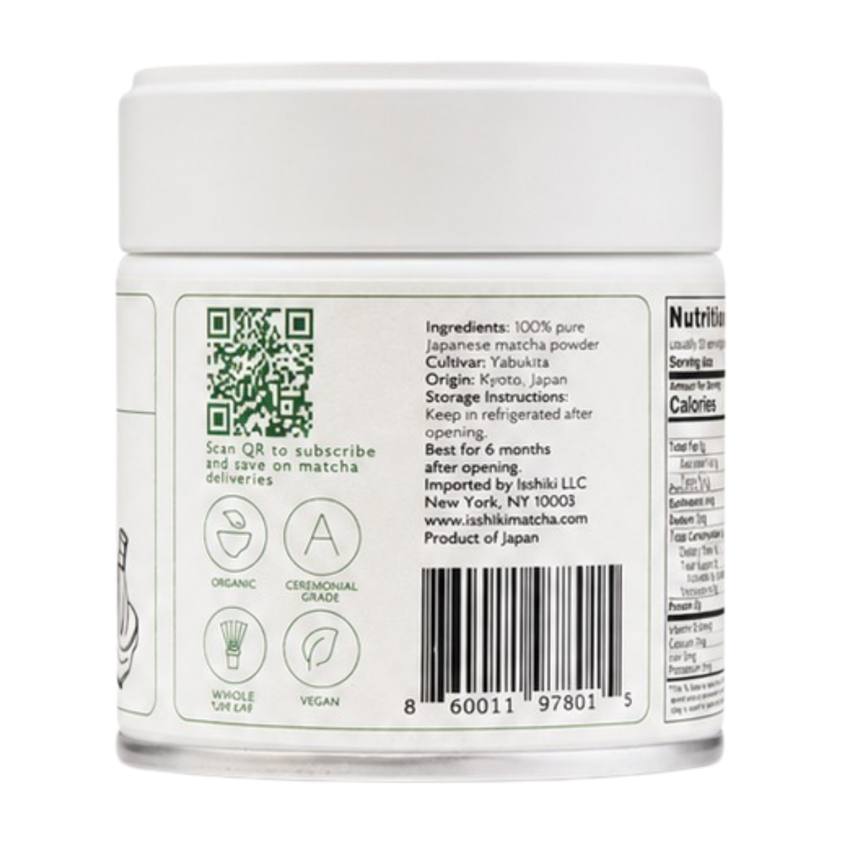 Yabukita Single Cultivar Matcha Powder
